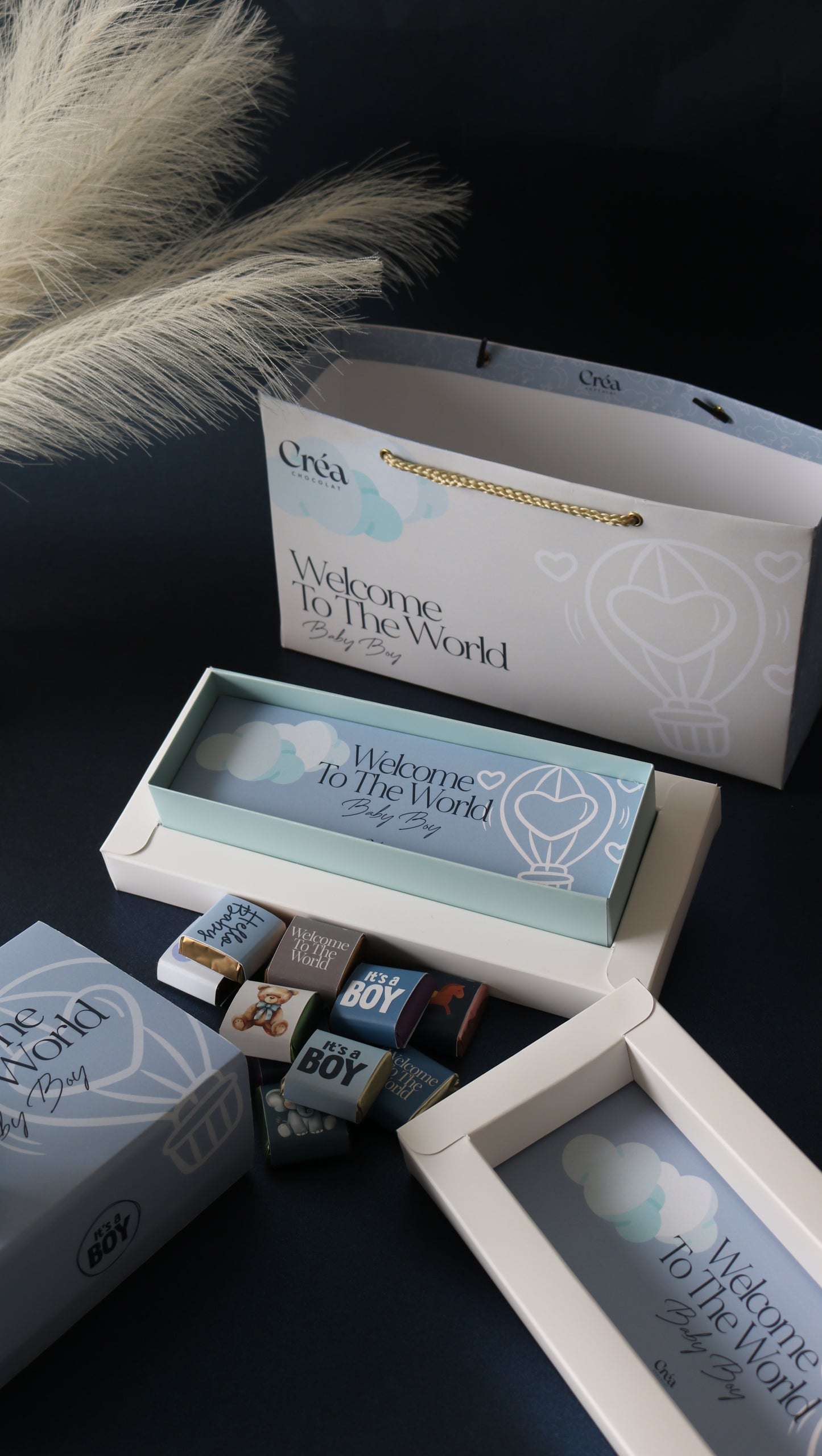BABY BOY- Boite de chocolat PRESTIGE - ÉDITION LIMITÉE