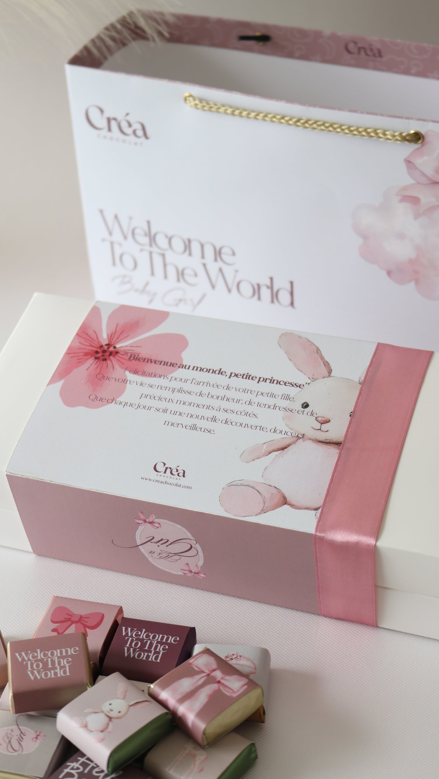 BABY GIRL- Boite de chocolat PRESTIGE - ÉDITION LIMITÉE