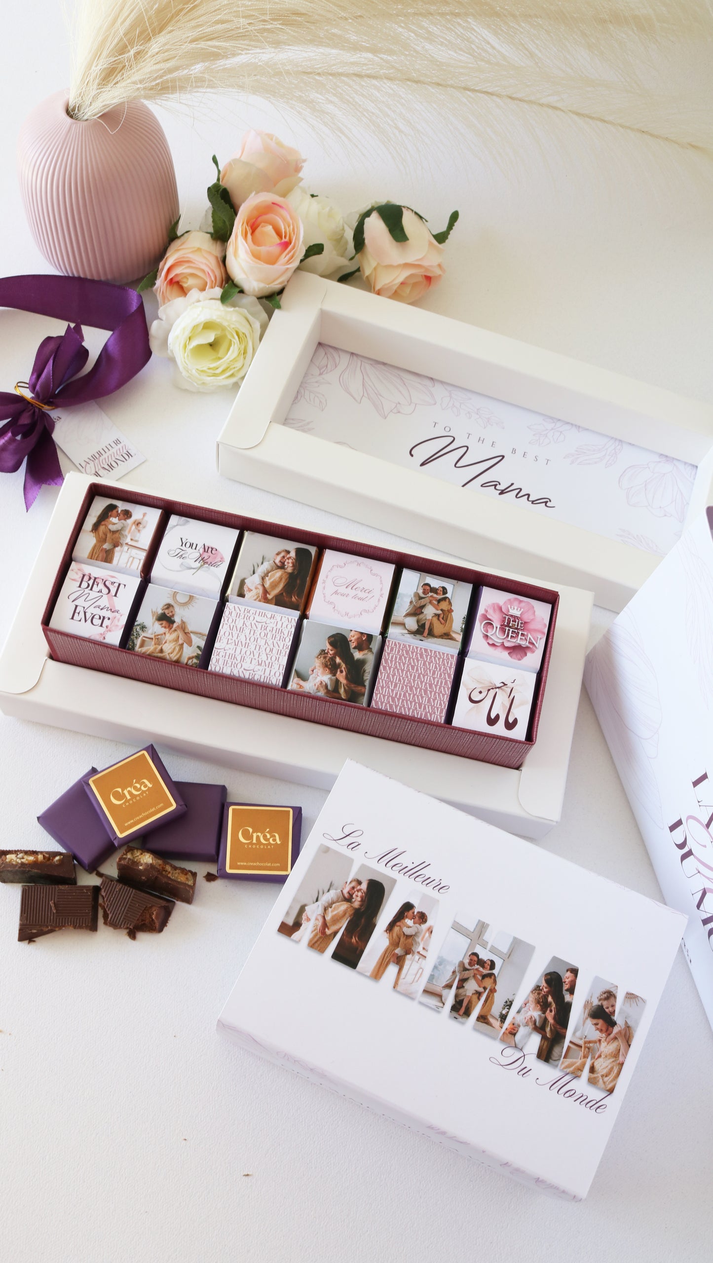MAMAN - COFFRET DE CHOCOLAT PREMIUM PERSONNALISÉ