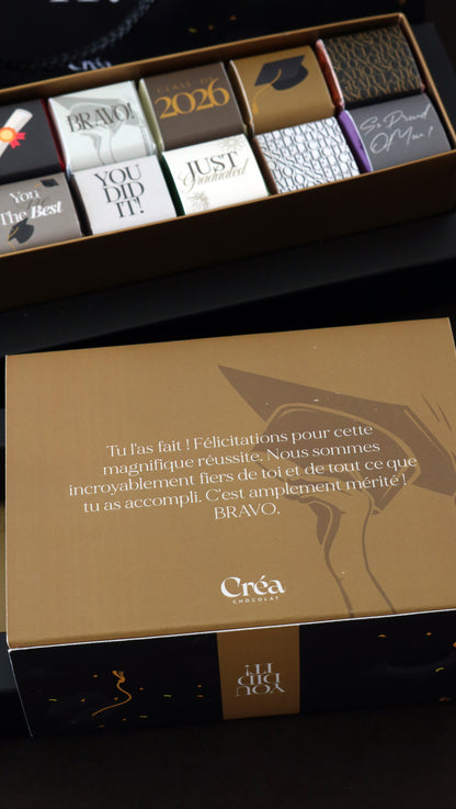Boite de chocolat PRESTIGE - ÉDITION LIMITÉE GRADUATION