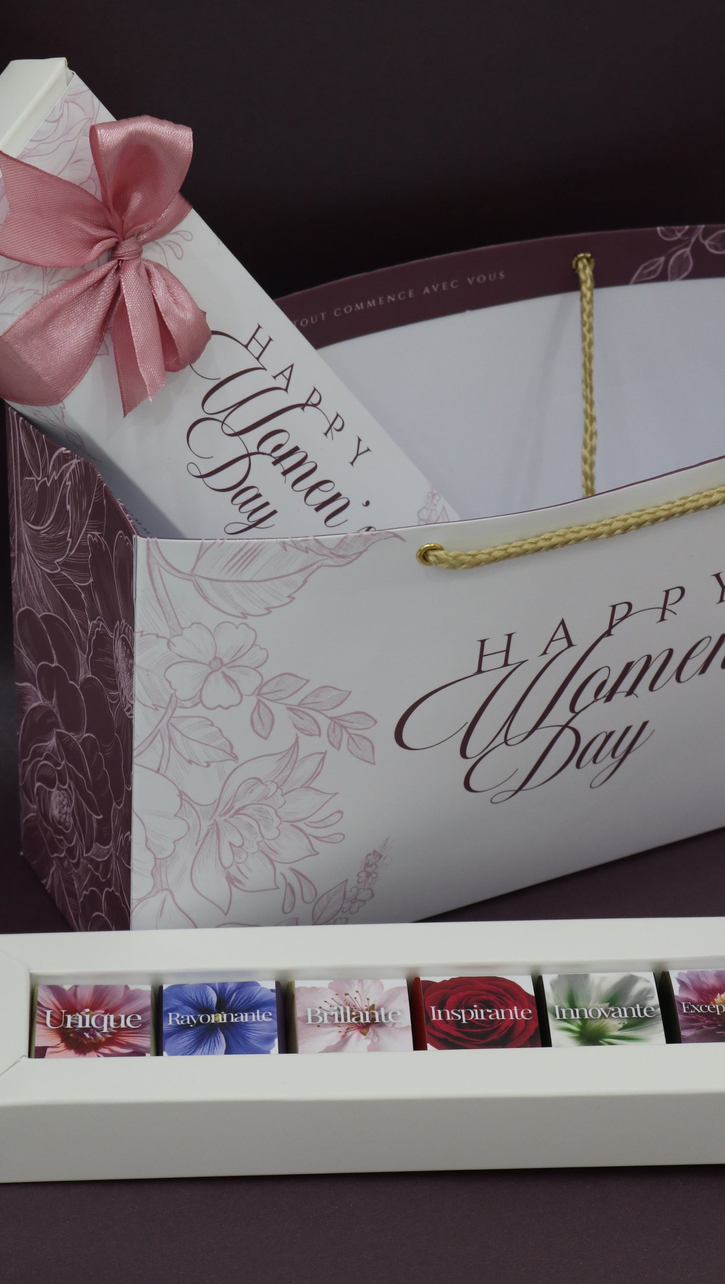 Boite de chocolat ELITE BOX - ÉDITION  SPÉCIALE JOURNÉE DE LA FEMME