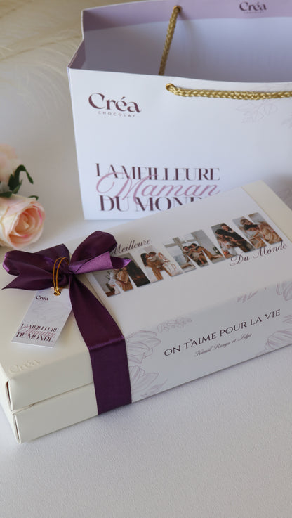 MAMAN - COFFRET DE CHOCOLAT PREMIUM PERSONNALISÉ