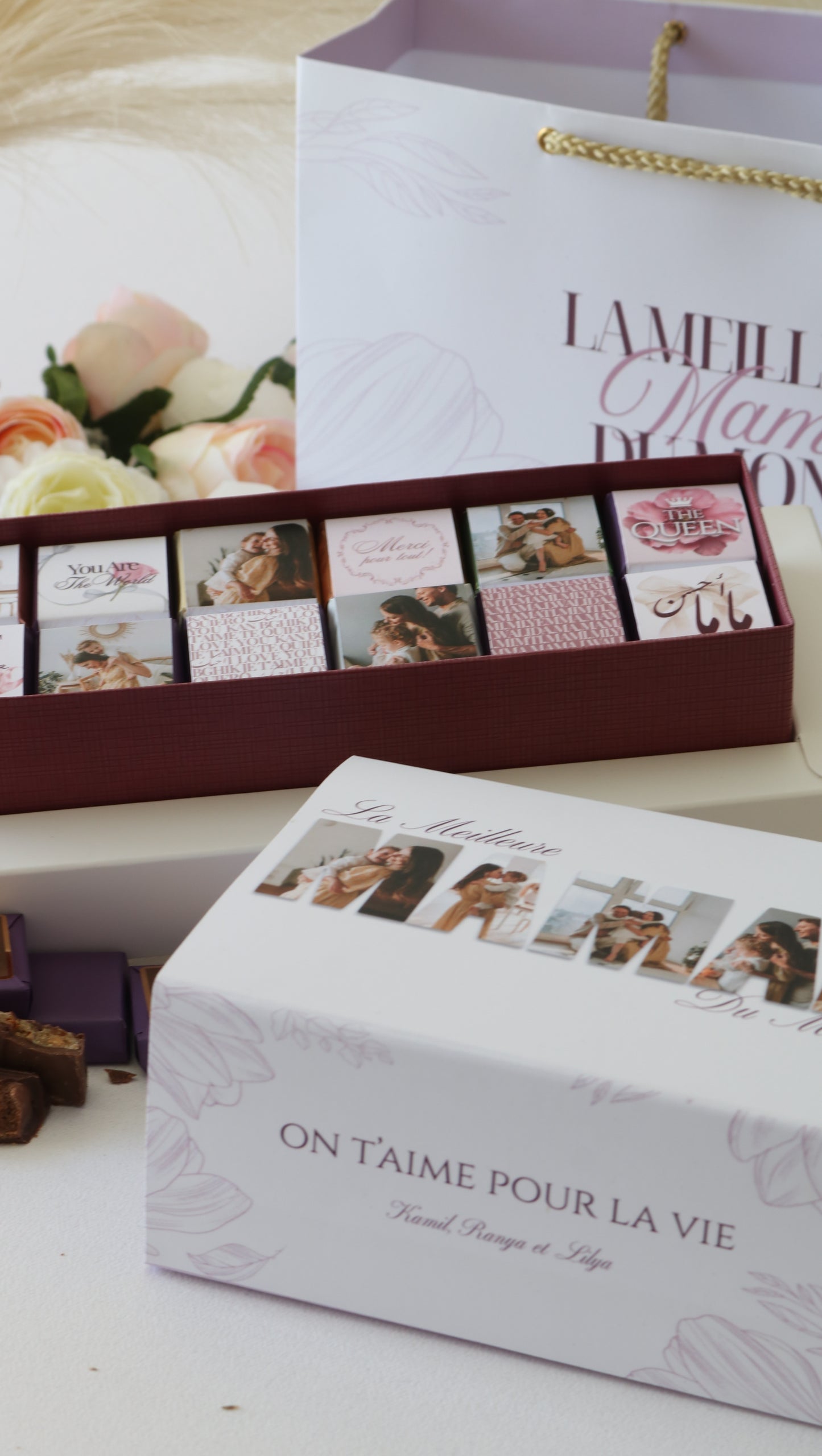 MAMAN - COFFRET DE CHOCOLAT PREMIUM PERSONNALISÉ