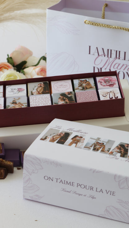 MAMAN - COFFRET DE CHOCOLAT PREMIUM PERSONNALISÉ