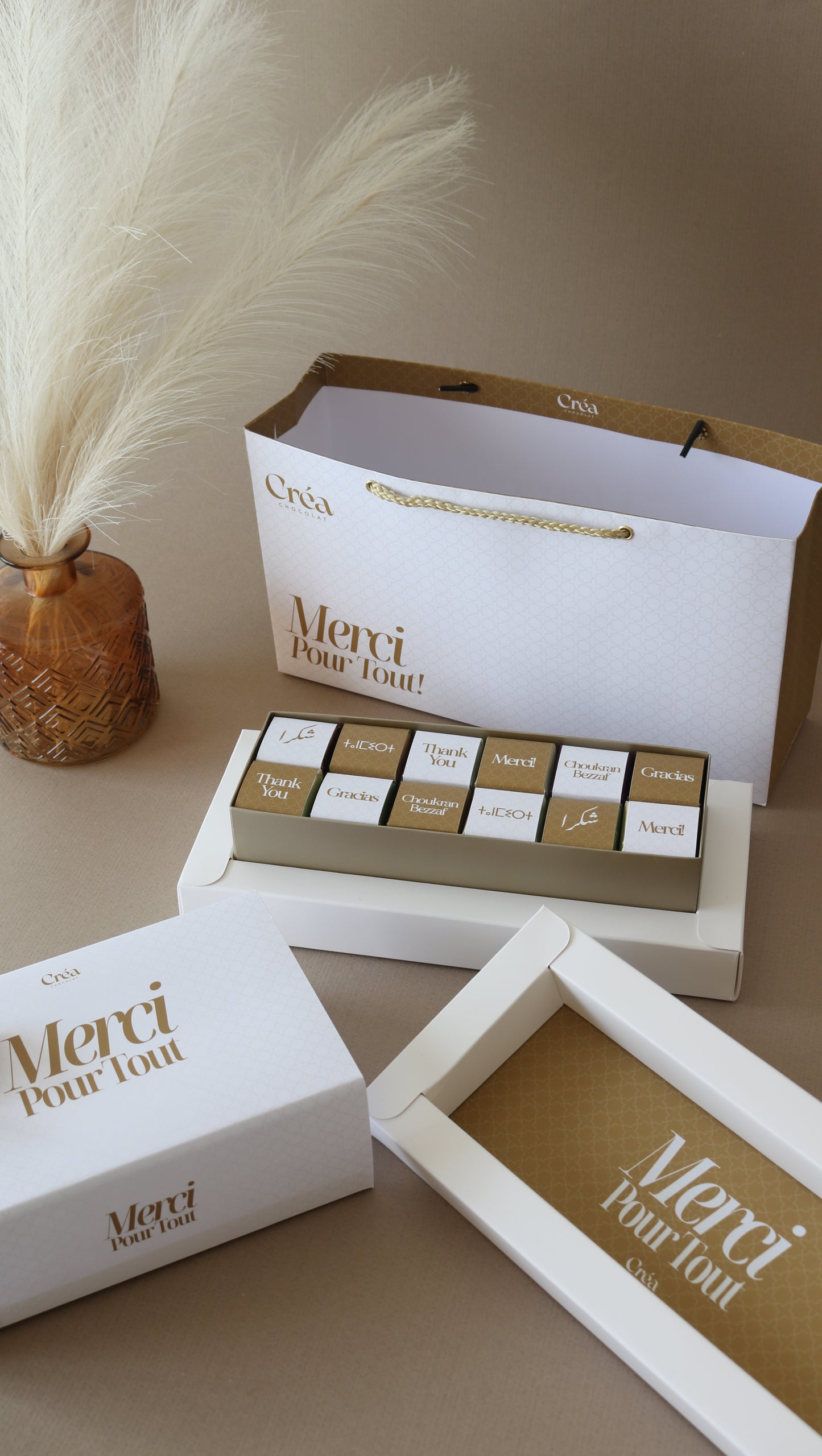 MERCI -  Boite de chocolat PRESTIGE - ÉDITION LIMITÉE