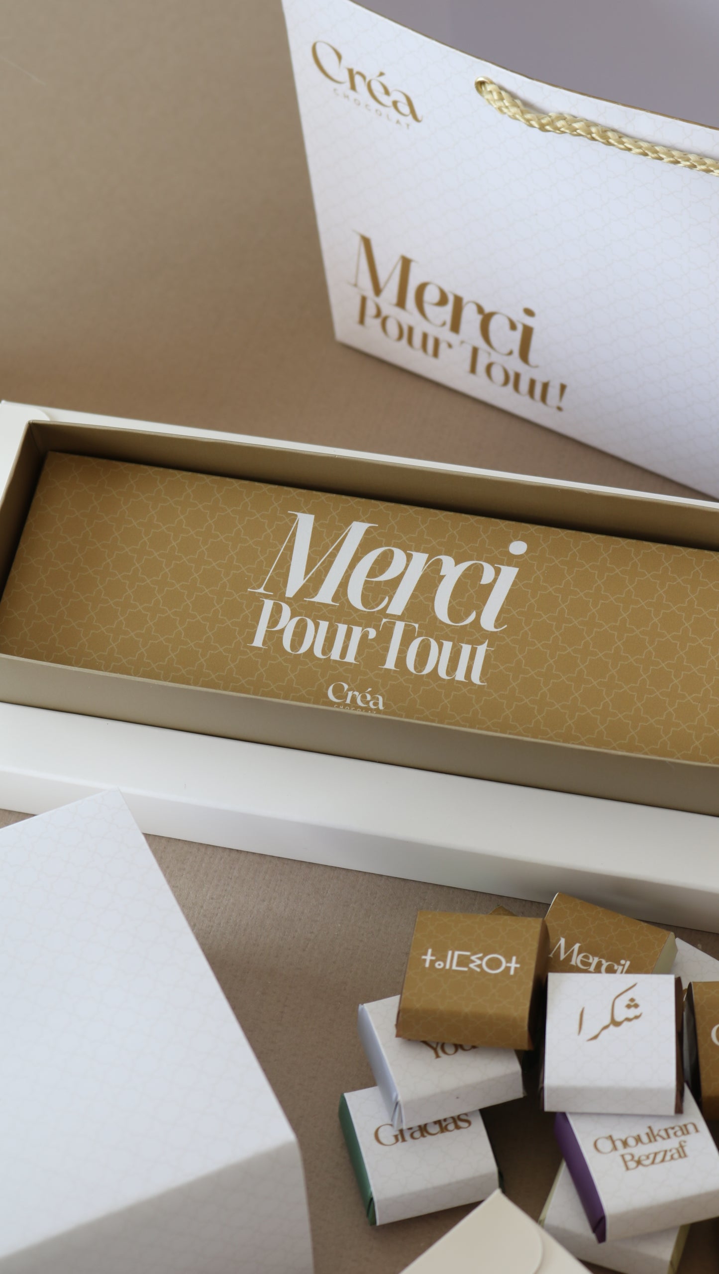 MERCI -  Boite de chocolat PRESTIGE - ÉDITION LIMITÉE
