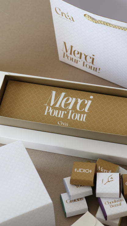 MERCI -  Boite de chocolat PRESTIGE - ÉDITION LIMITÉE