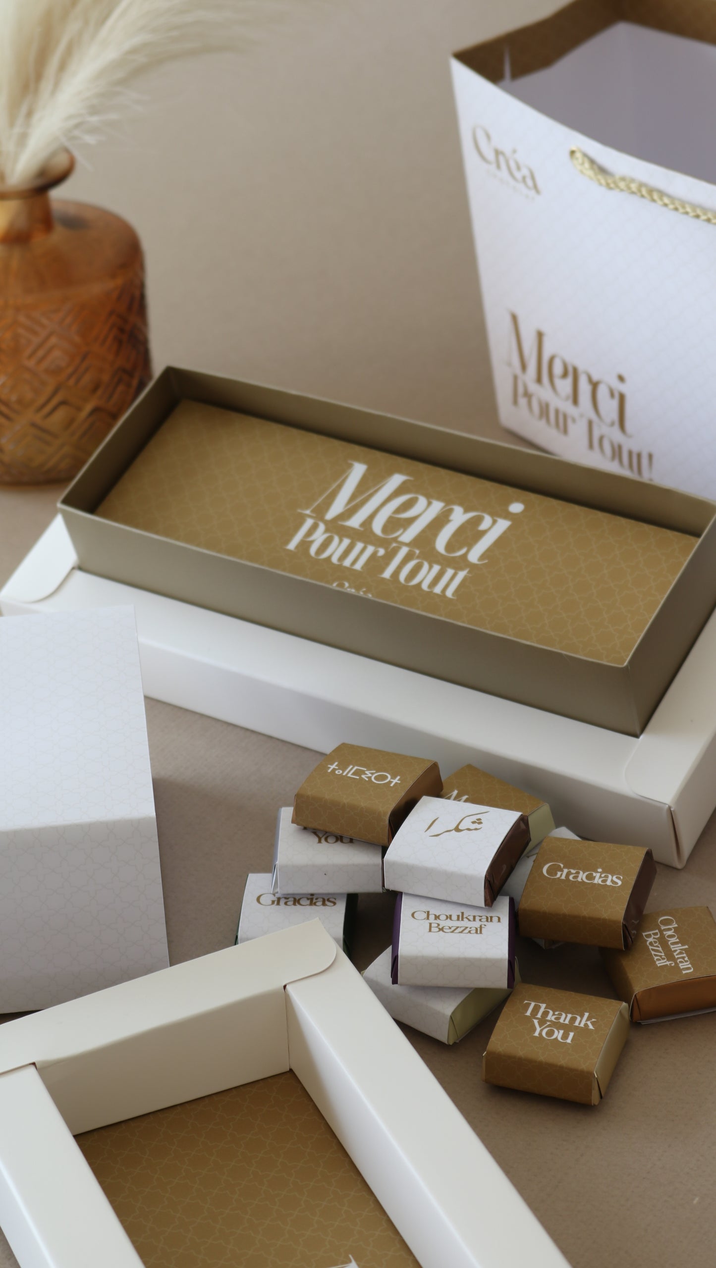 MERCI -  Boite de chocolat PRESTIGE - ÉDITION LIMITÉE