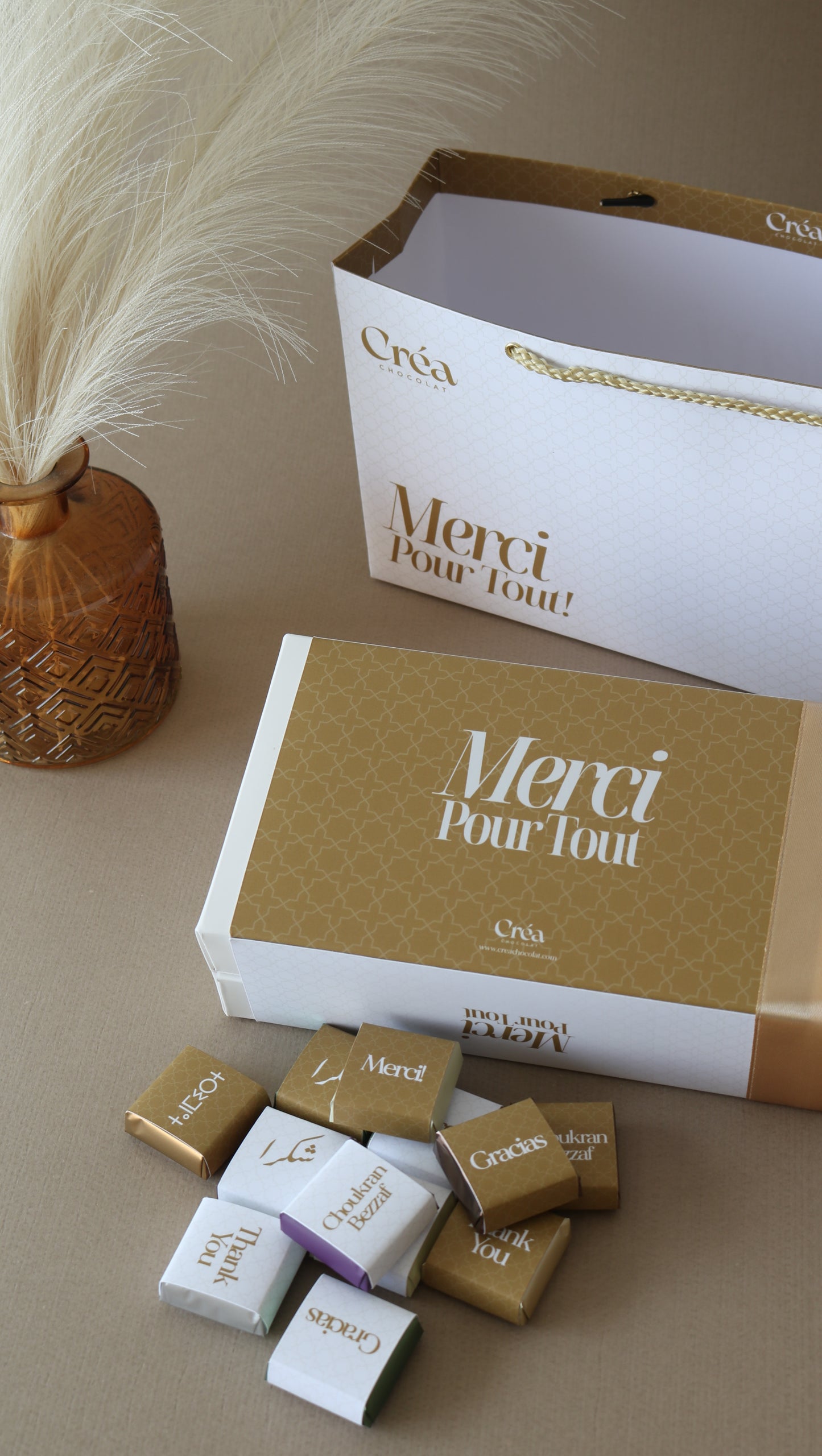 MERCI -  Boite de chocolat PRESTIGE - ÉDITION LIMITÉE