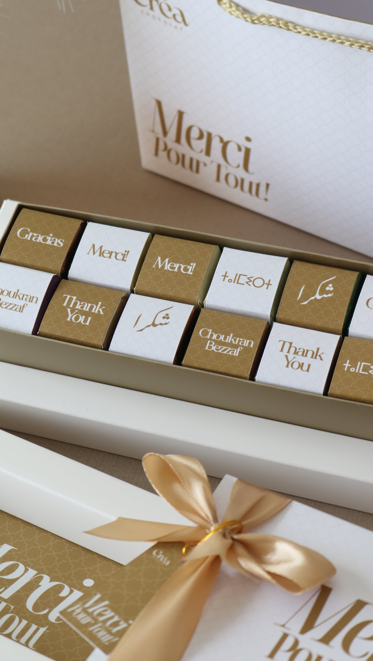 MERCI -  Boite de chocolat PRESTIGE - ÉDITION LIMITÉE