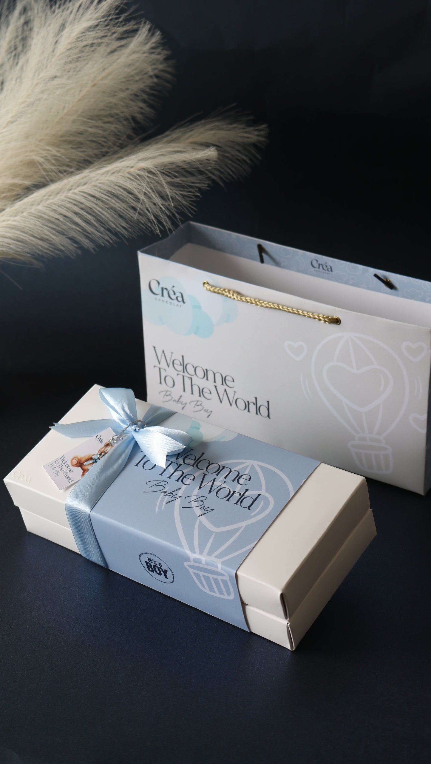 BABY BOY- Boite de chocolat PRESTIGE - ÉDITION LIMITÉE