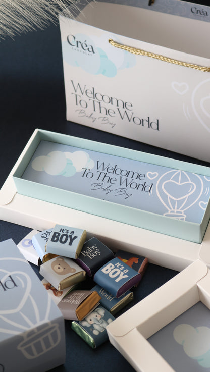 BABY BOY- Boite de chocolat PRESTIGE - ÉDITION LIMITÉE