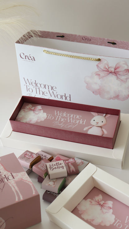BABY GIRL- Boite de chocolat PRESTIGE - ÉDITION LIMITÉE