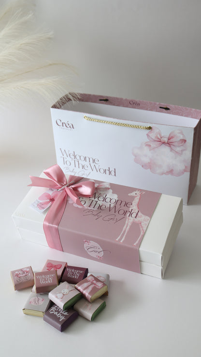 BABY GIRL- Boite de chocolat PRESTIGE - ÉDITION LIMITÉE
