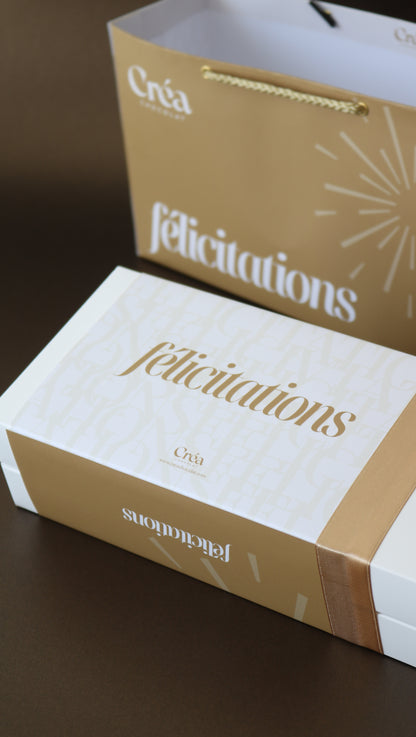 FÉLICITATIONS d’Exception- Boite de chocolat PRESTIGE - ÉDITION LIMITÉE
