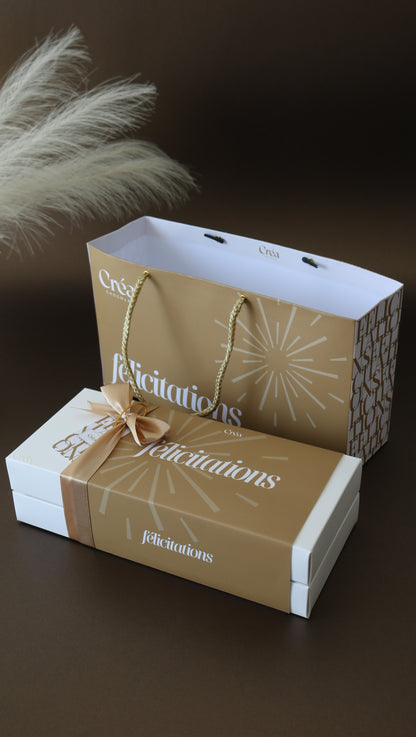FÉLICITATIONS d’Exception- Boite de chocolat PRESTIGE - ÉDITION LIMITÉE