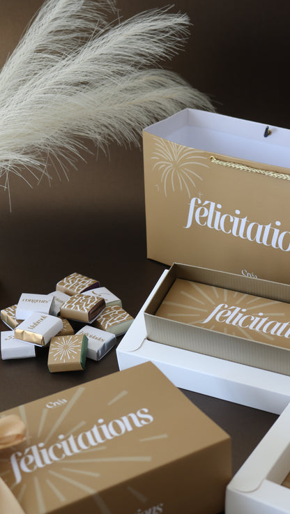 FÉLICITATIONS d’Exception- Boite de chocolat PRESTIGE - ÉDITION LIMITÉE