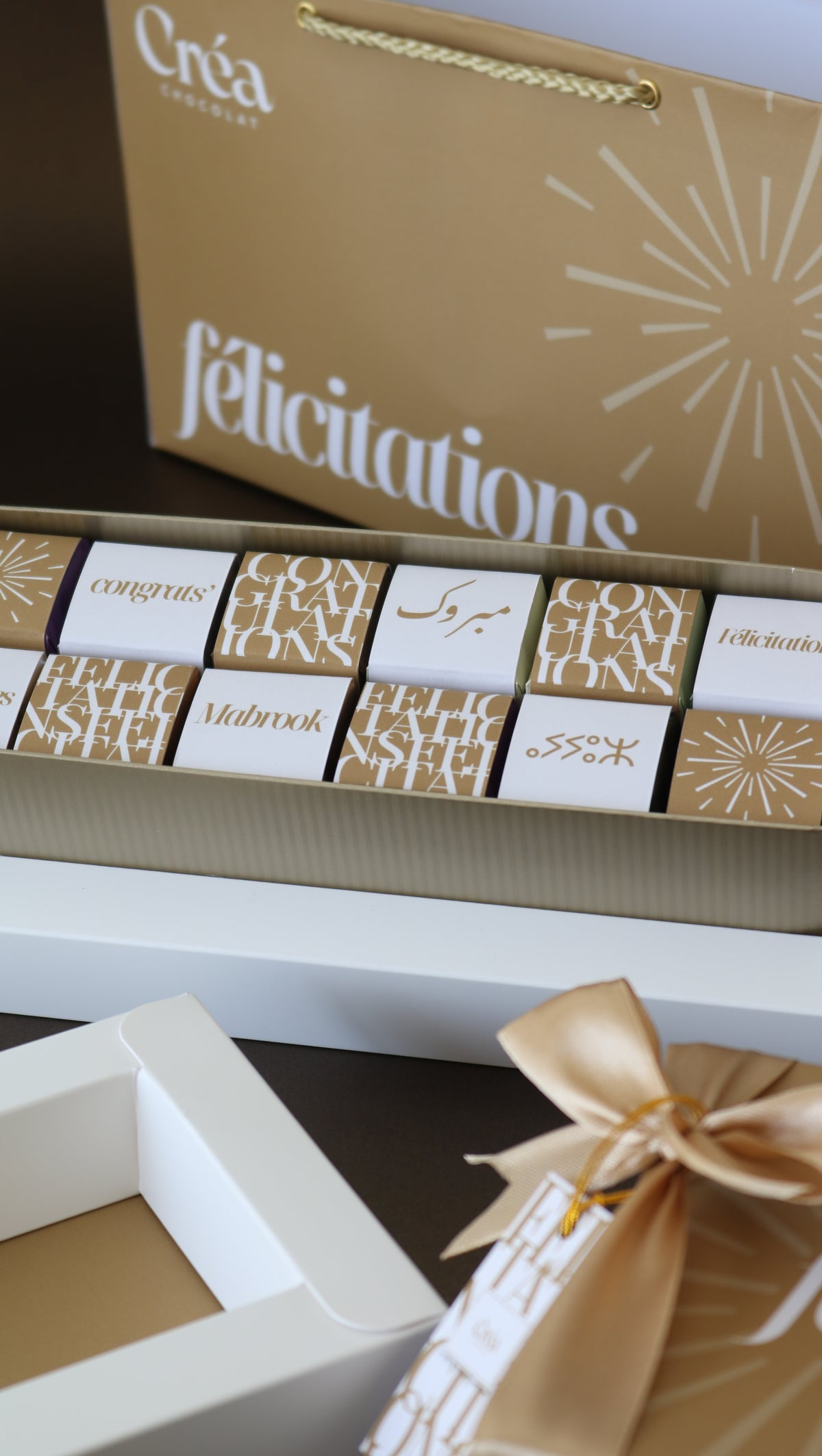 FÉLICITATIONS d’Exception- Boite de chocolat PRESTIGE - ÉDITION LIMITÉE